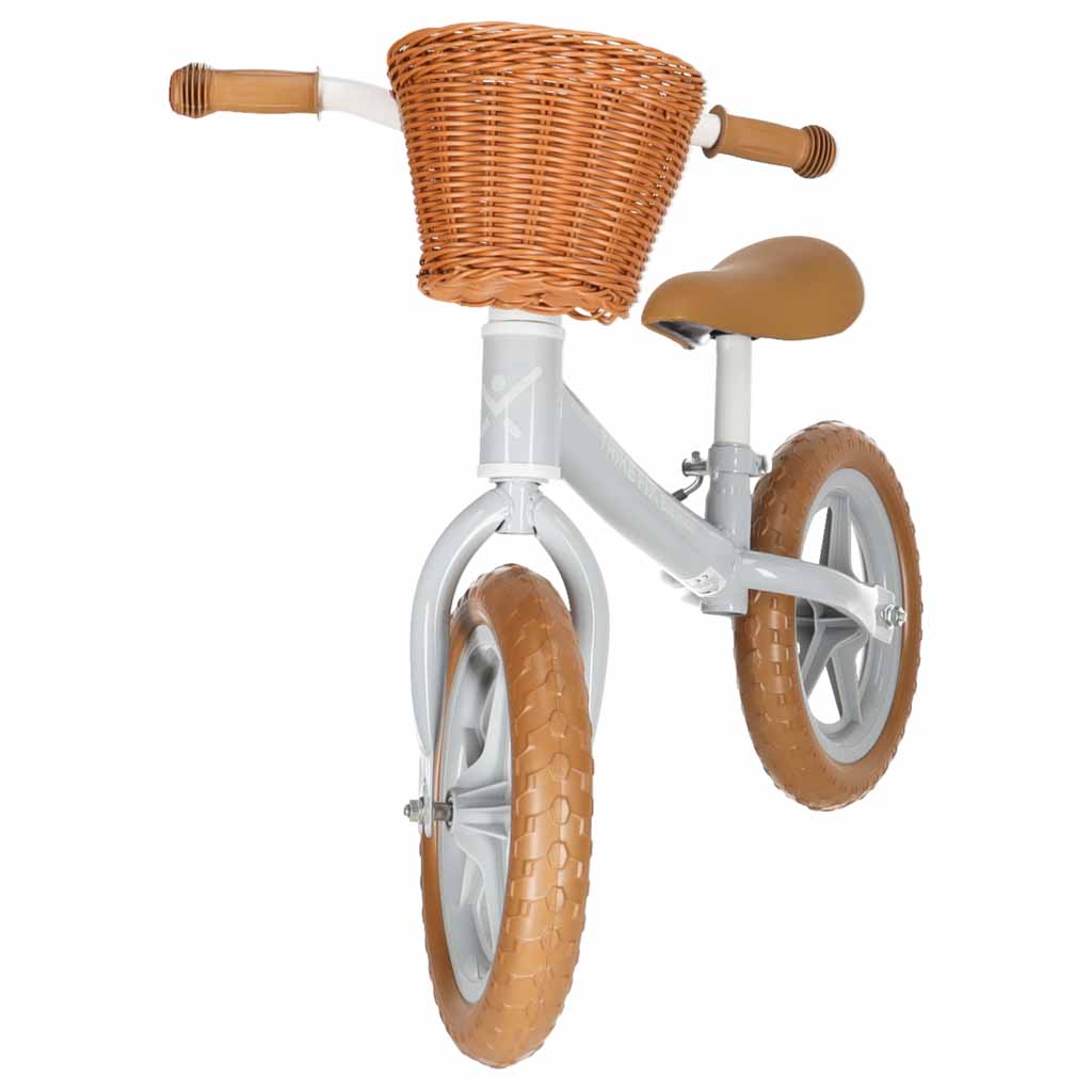 KX2798 Rowerek biegowy Trike Fix Balance z koszykiem brązowy