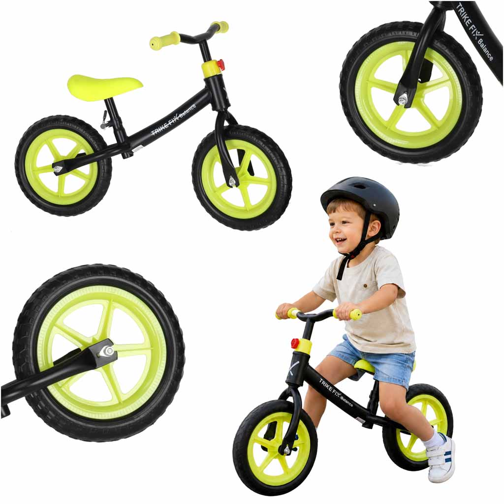 KX2799 Rowerek biegowy Trike Fix Balance czarny