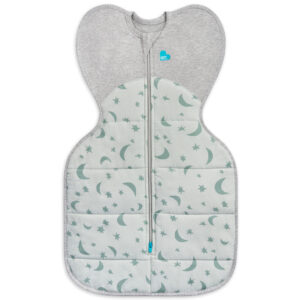 ND19_LTD-L1028266OLVS Otulacz Swaddle UP - rozmiar S - oliwkowy, księżyc - ETAP 1 Extra Warm