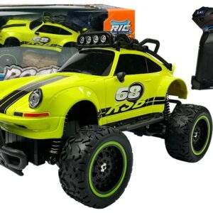 ND24_6657 Auto Zdalnie Sterowane R/C Beetle Zielone 2.4G