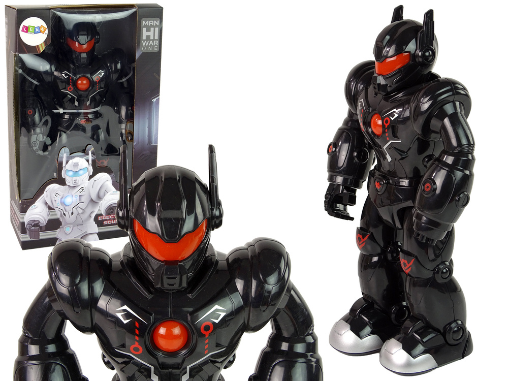 ND24_15161 Robot Interaktywny Chodzi Dźwięk Świeci Czarny 5905515355452