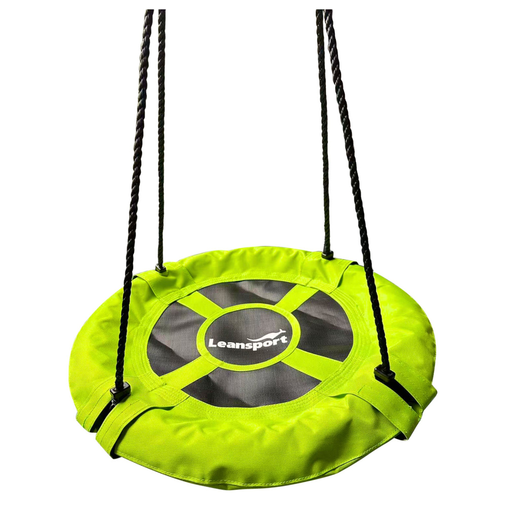 ND24_26663 Huśtawka Ogrodowa Bocianie Gniazdo Dla Dzieci Zielona 60cm 5905991074281