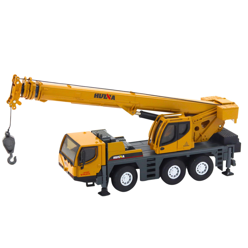 ND24_27667 Dźwig Autokrane Huina Pojazd Budowlany Ruchome Elementy Metalowy 1:50 5905991082026