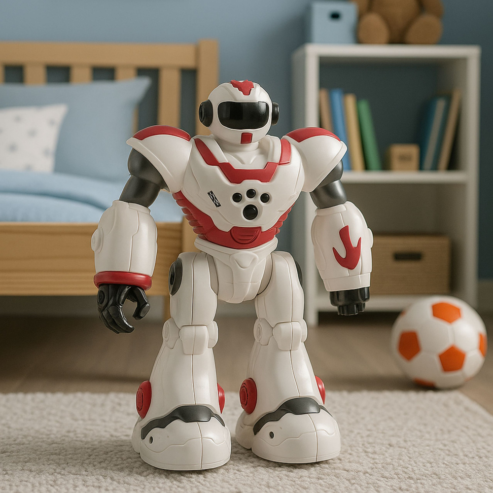 ND24_28839 Robot Interaktywny Zdalnie Sterowany RC 16 Funkcji Światła Dźwięki Różowy 5905991088202