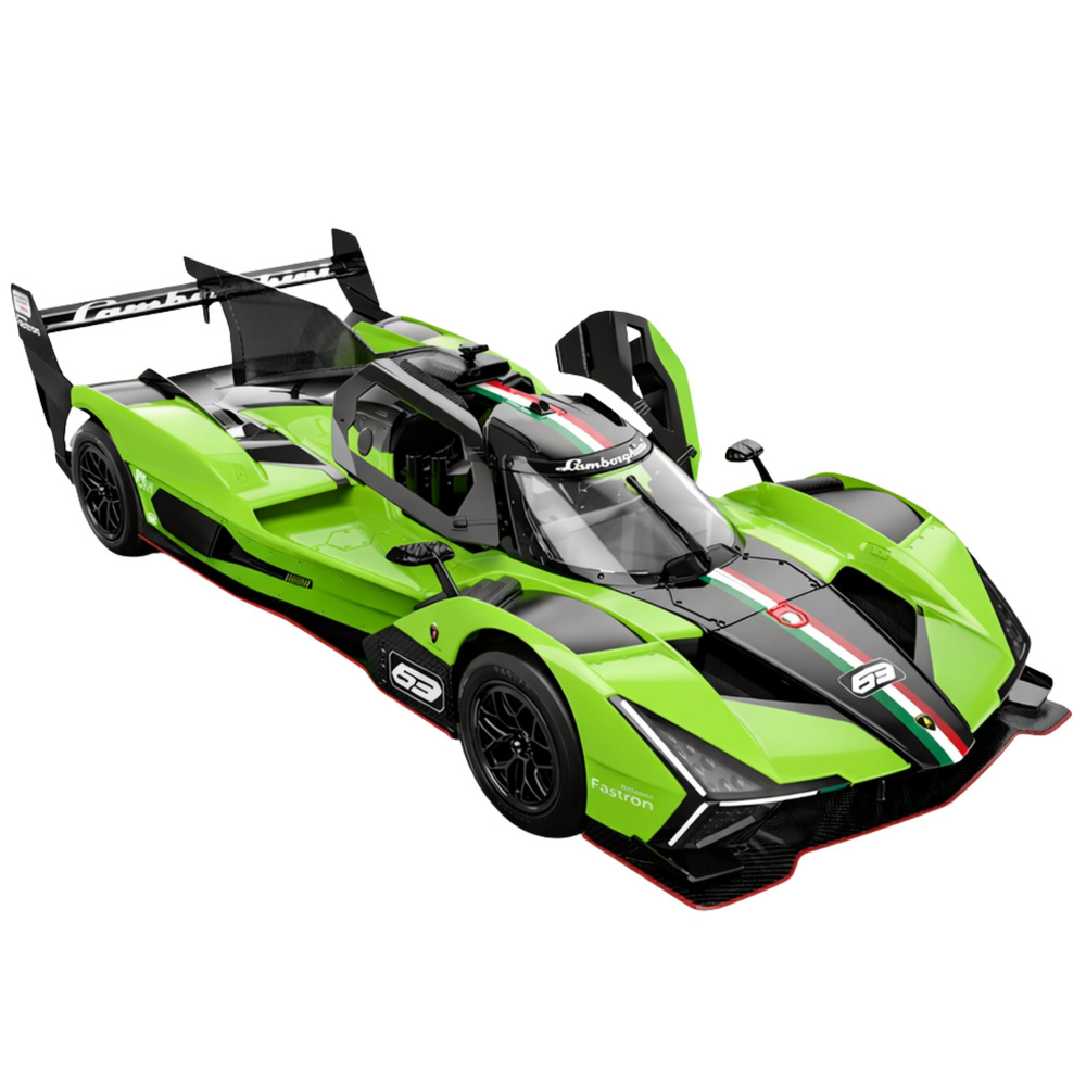ND24_29456 Auto Lamborghini SC63 Samochód Zdalnie Sterowany RC Zielony Rastar 1:24 5905991094432