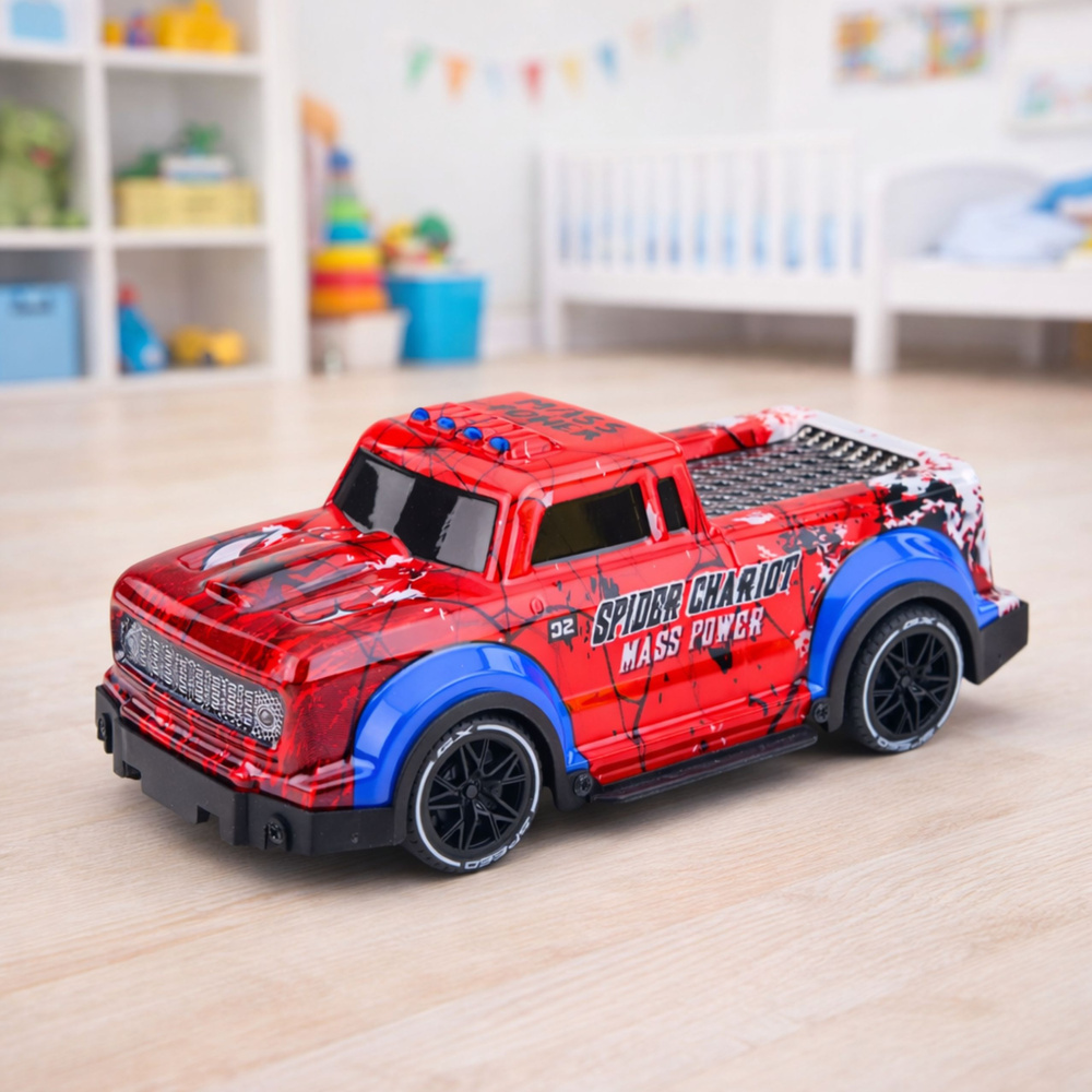 ND24_30526 Auto Zdalnie Sterowane RC Terenowe Pająk Światła Czerwone 5905991095118