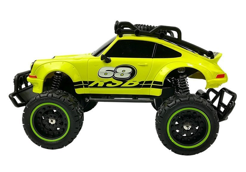 ND24_6657 Auto Zdalnie Sterowane R/C Beetle Zielone 2.4G