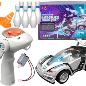 DIY Zbuduj To Sam Samochód Auto Dynamo Pilot + Kręgle Zabawka edukacyjna dla dzieci